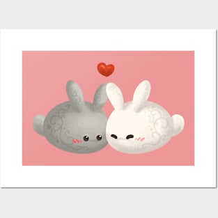 Bunnies Love Story Posters and Art